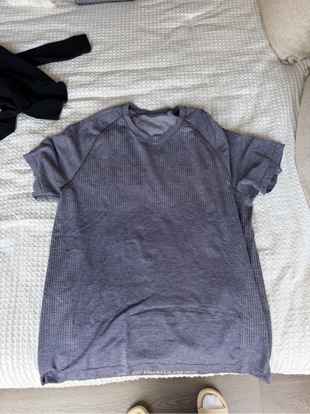 lululemon athletica Men's Short Sleeve Crew - Heather Slate